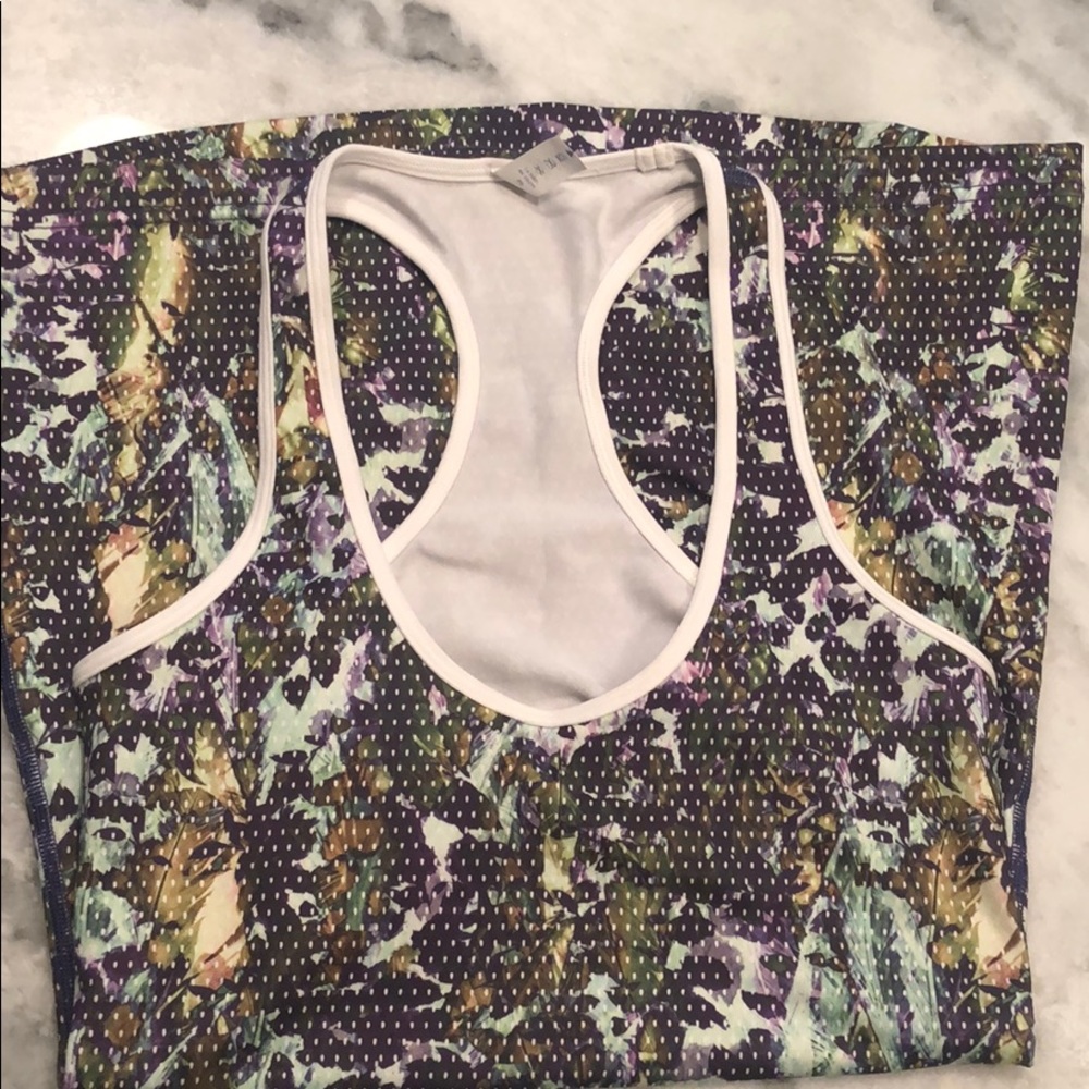 Lulu lemon cool racerback, purple graphic print, 4